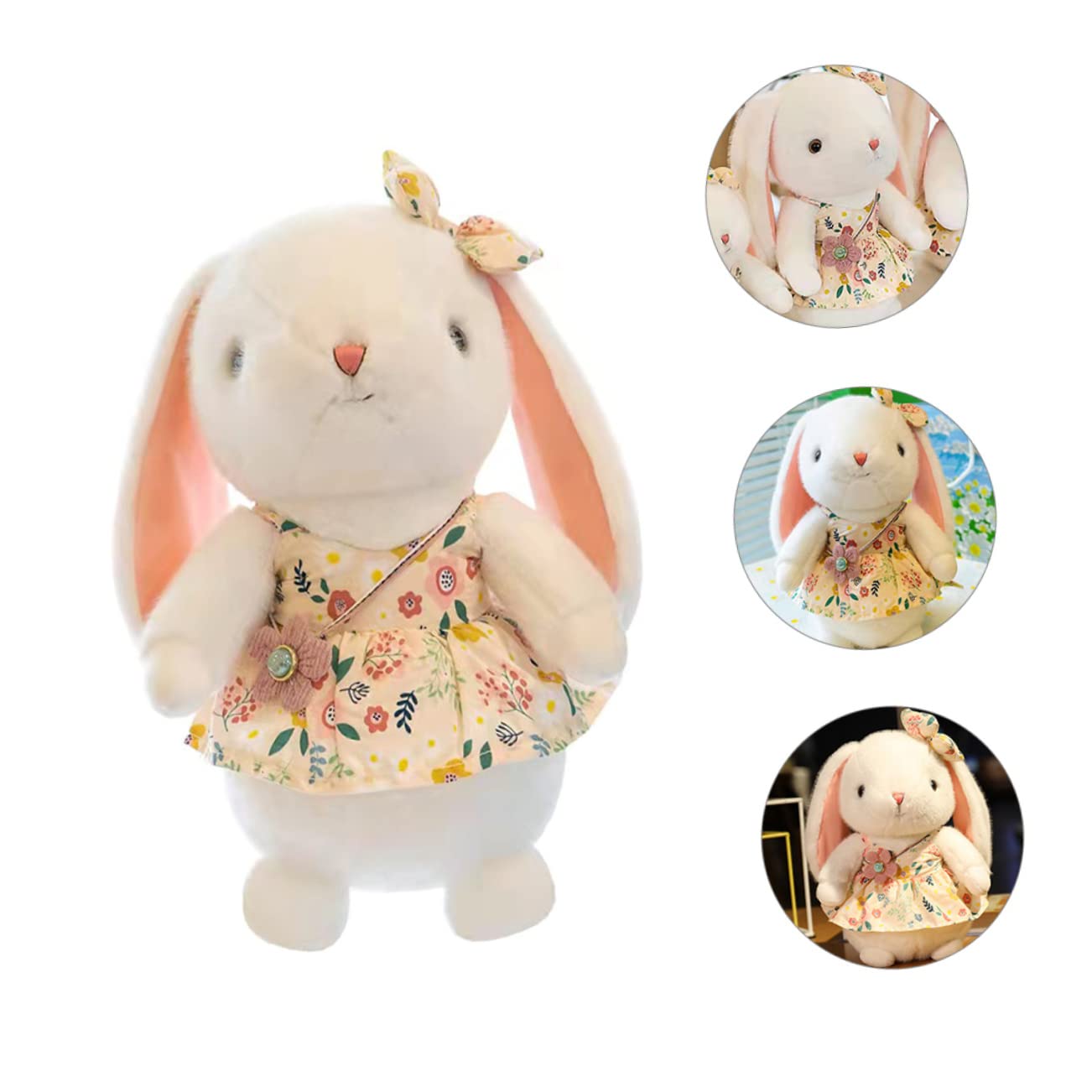 花柄ドレスのうさぎのぬいぐるみ 花柄ドレスのうさぎのぬいぐるみ 【公式通販】